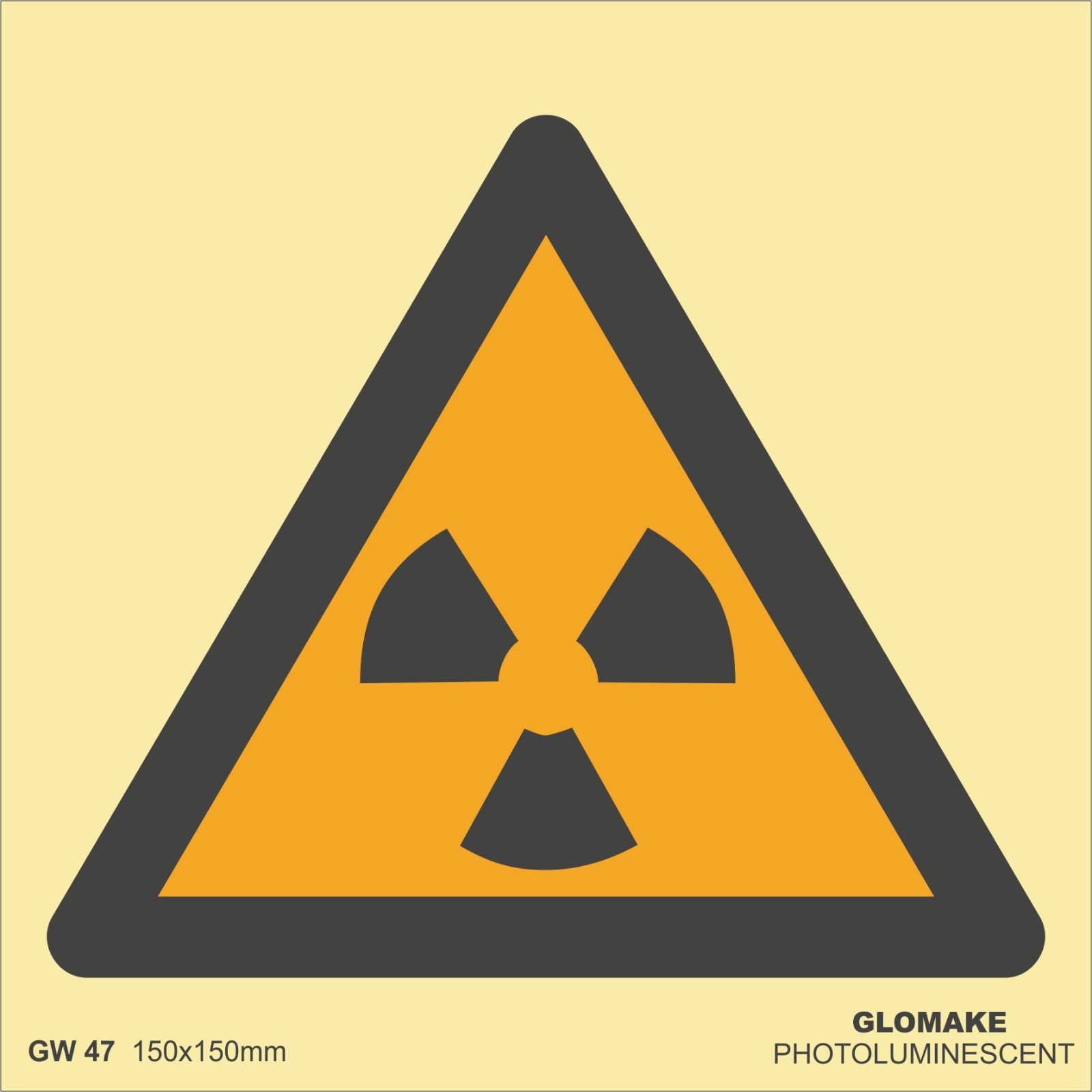 RADIATION HAZARD WARNING
(GW 47)
